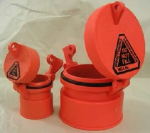 Figure 12-18 shows Snap on Caps for Monitoring Wells