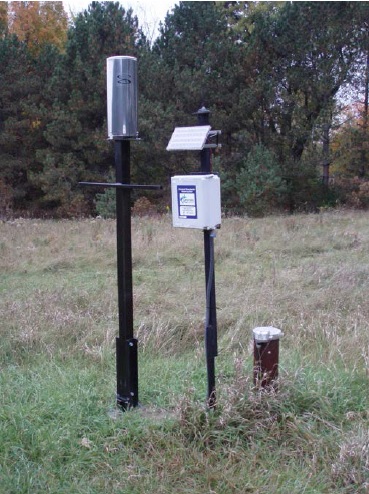 Figure 12-2 shows a monitoring well that is a part of the PGMN