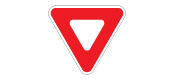 a yield sign