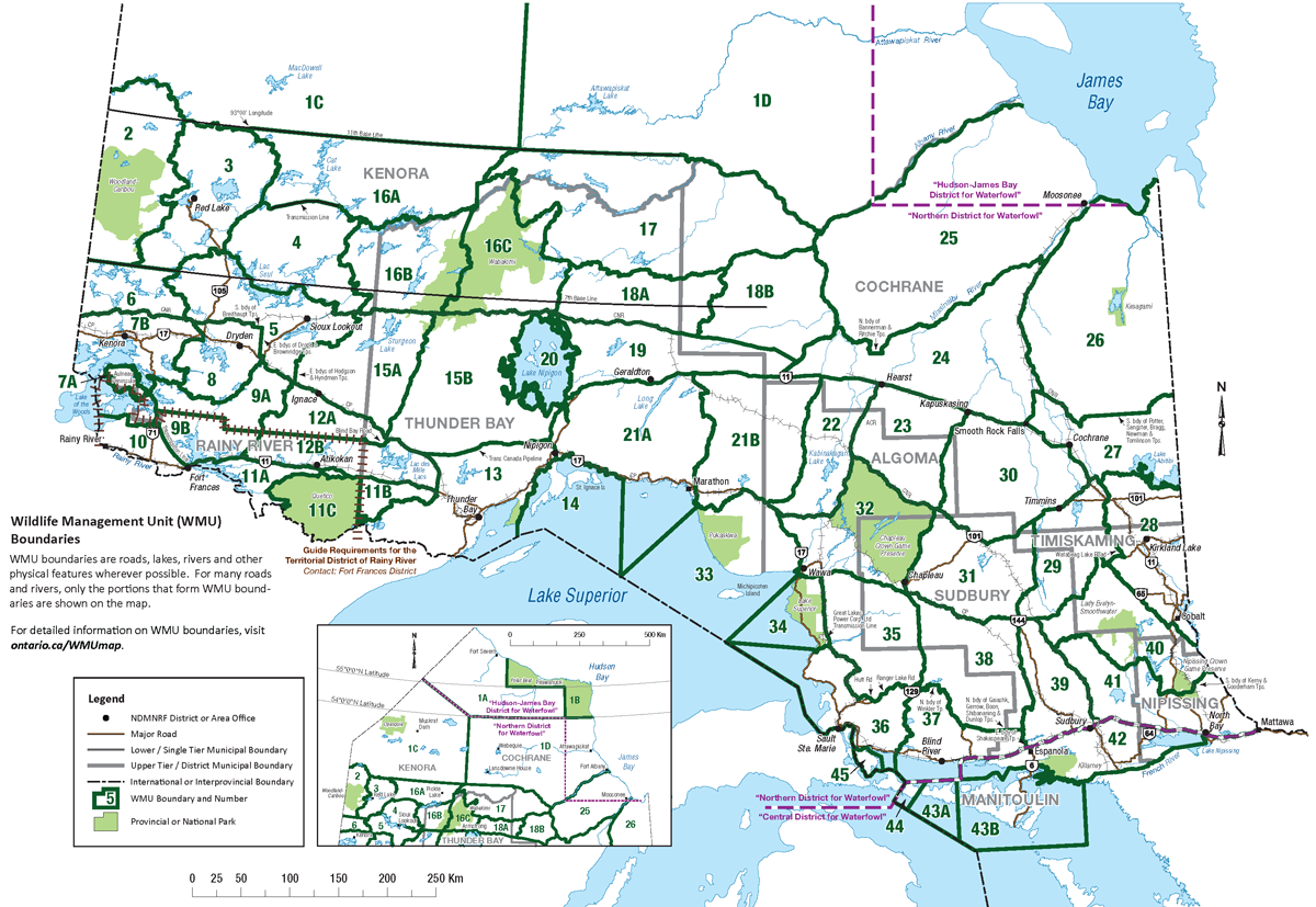 Wmu Map Southern Ontario Wildlife Management Unit Map 3 – Northern Ontario | Ontario.ca