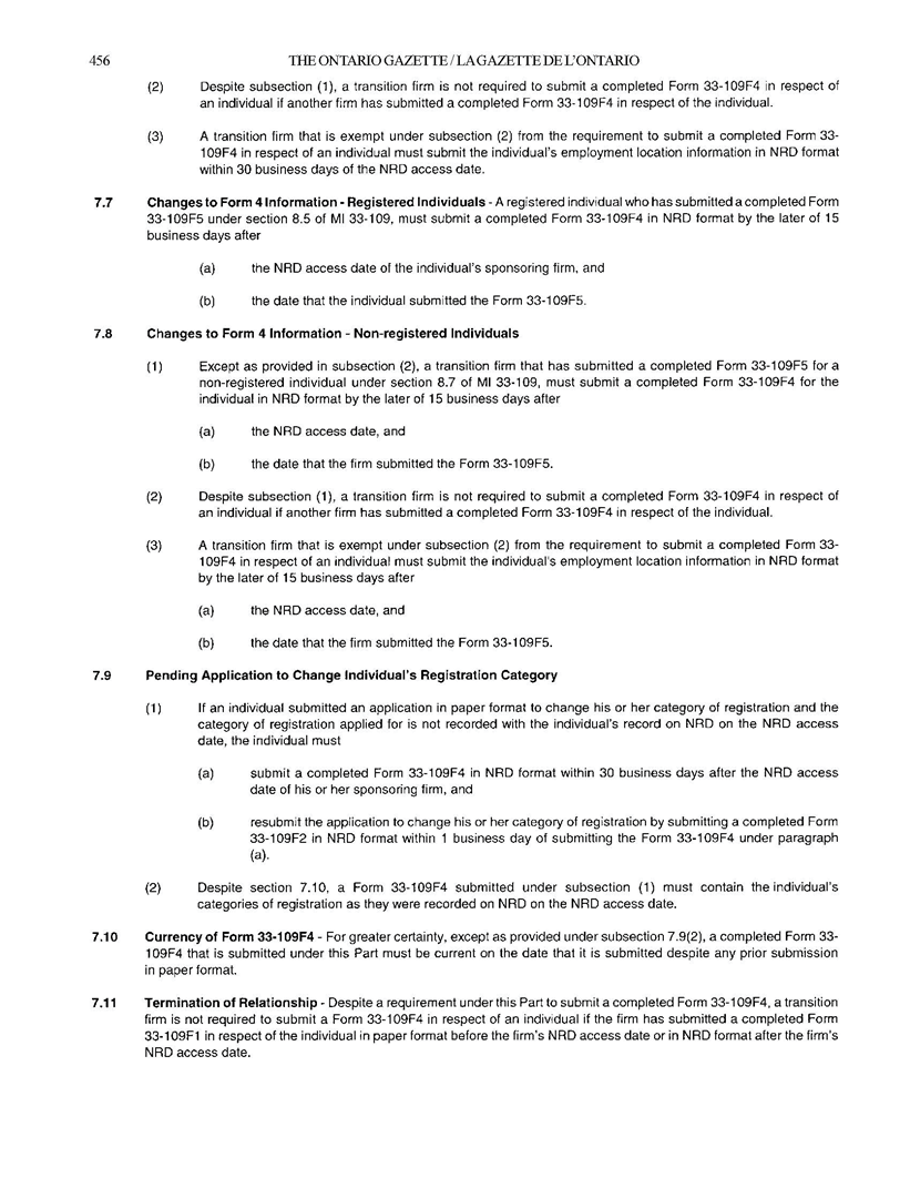 Photocopy of Multilateral Instrument 31-102