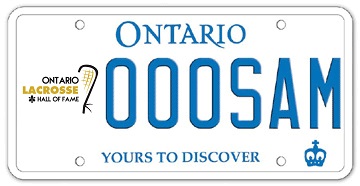 Illustration of Licence Plate - Ontario Lacrosse Association
