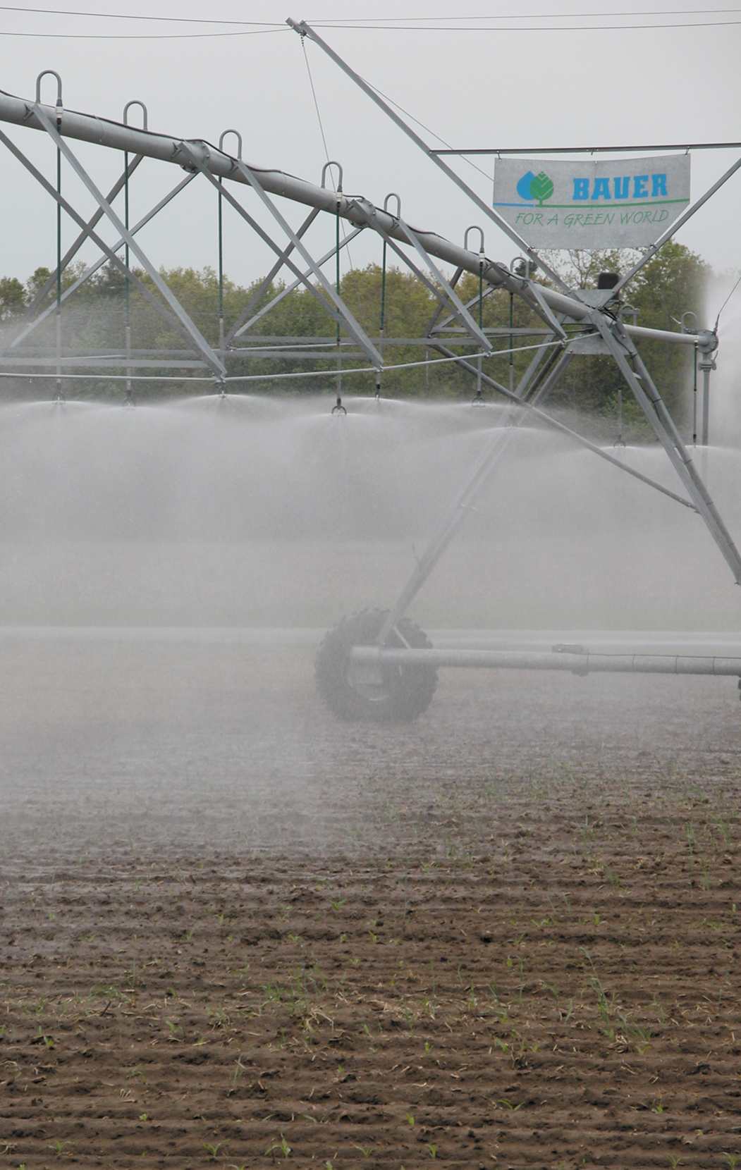 Low-pressure lateral-move irrigation system