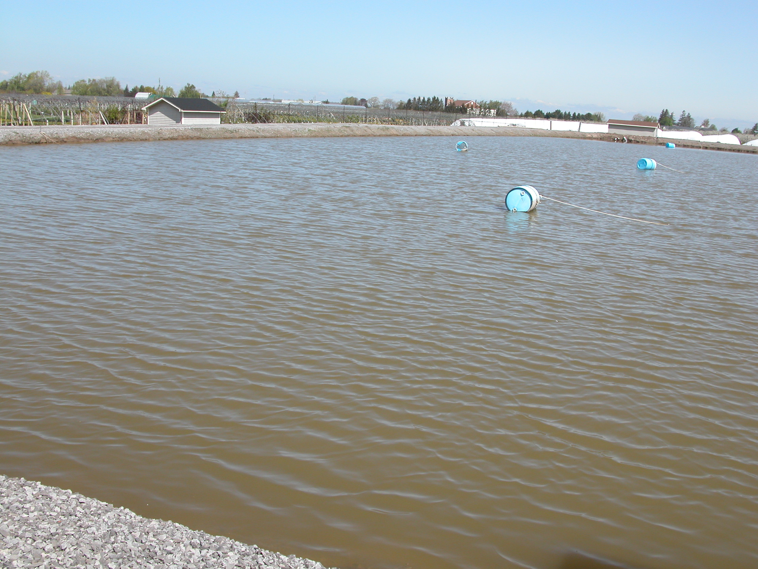 Example of an above grade reservoir