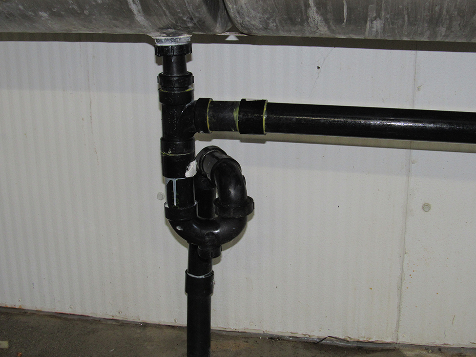  image of sink drain pipe