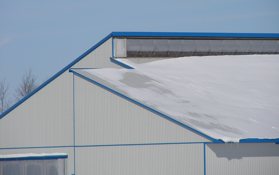 overshot dairy barn roof