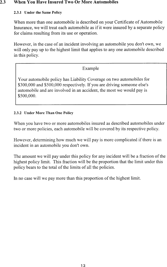 Title: Ontario Automobile Policy (OAP 1) - Description: Photocopy of Ontario Automobile Policy (OAP 1)