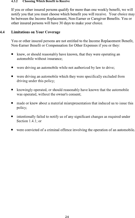 Title: Ontario Automobile Policy (OAP 1) - Description: Photocopy of Ontario Automobile Policy (OAP 1)