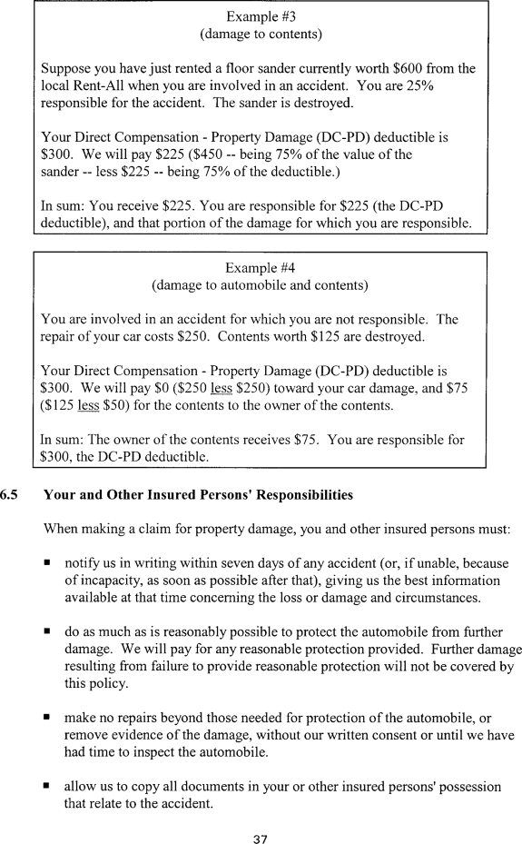Title: Ontario Automobile Policy (OAP 1) - Description: Photocopy of Ontario Automobile Policy (OAP 1)
