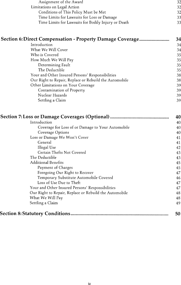 Title: Ontario Automobile Policy (OAP 1) - Description: Photocopy of Ontario Automobile Policy (OAP 1)