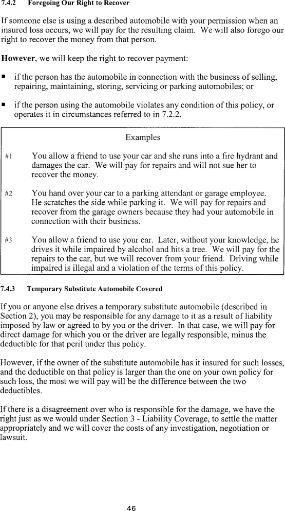 Title: Ontario Automobile Policy (OAP 1) - Description: Photocopy of Ontario Automobile Policy (OAP 1)
