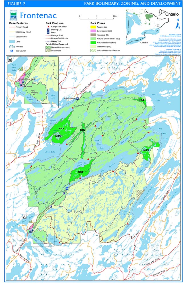 Frontenac Provincial Park Management Plan Ontarioca