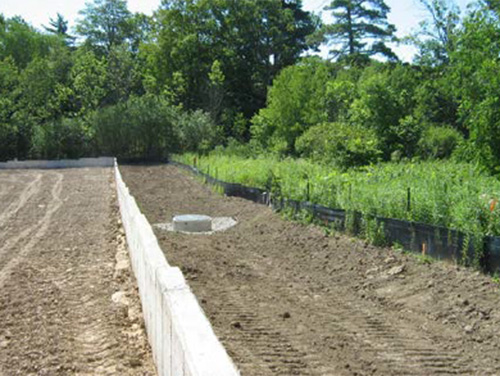 Figure 6: Image showing a continuous concrete wall.