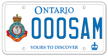 Illustration of Licence Plate - Lincoln and Welland Regiment Foundation