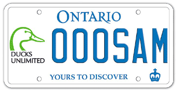 Illustration of Licence Plate - Ducks Unlimited