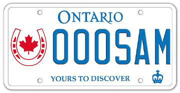 Illustration of Licence Plate - Equine Canada
