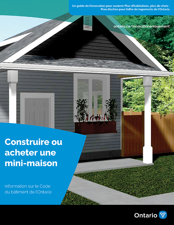 La page couverture - Construire ou acheter une mini-maison