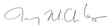Signature de Tracy MacCharles